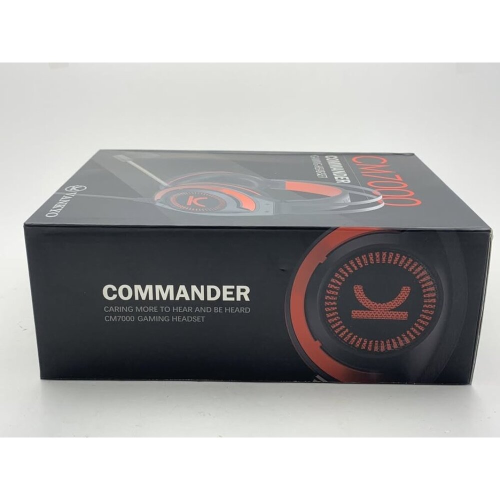 NEW - Vankyo CM7000 Commander Red & Black Gaming Headset w/ Mic - Picture 3 of 6